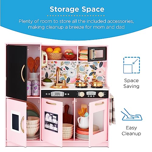 Wooden Pretend Play Kitchen Toy Set L860137