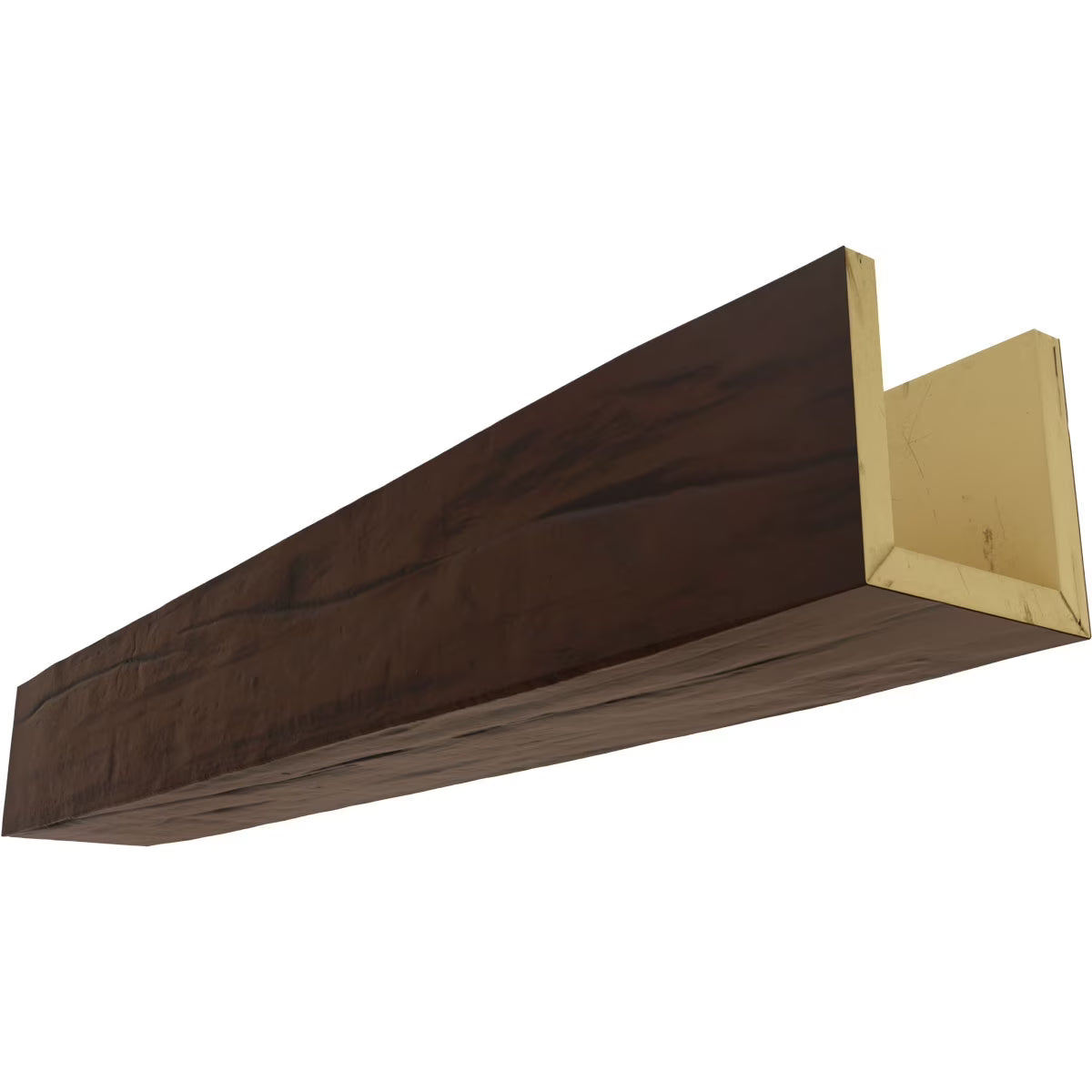 12"W x 4"H x 16'L Faux Wood Ceiling Beam E297645