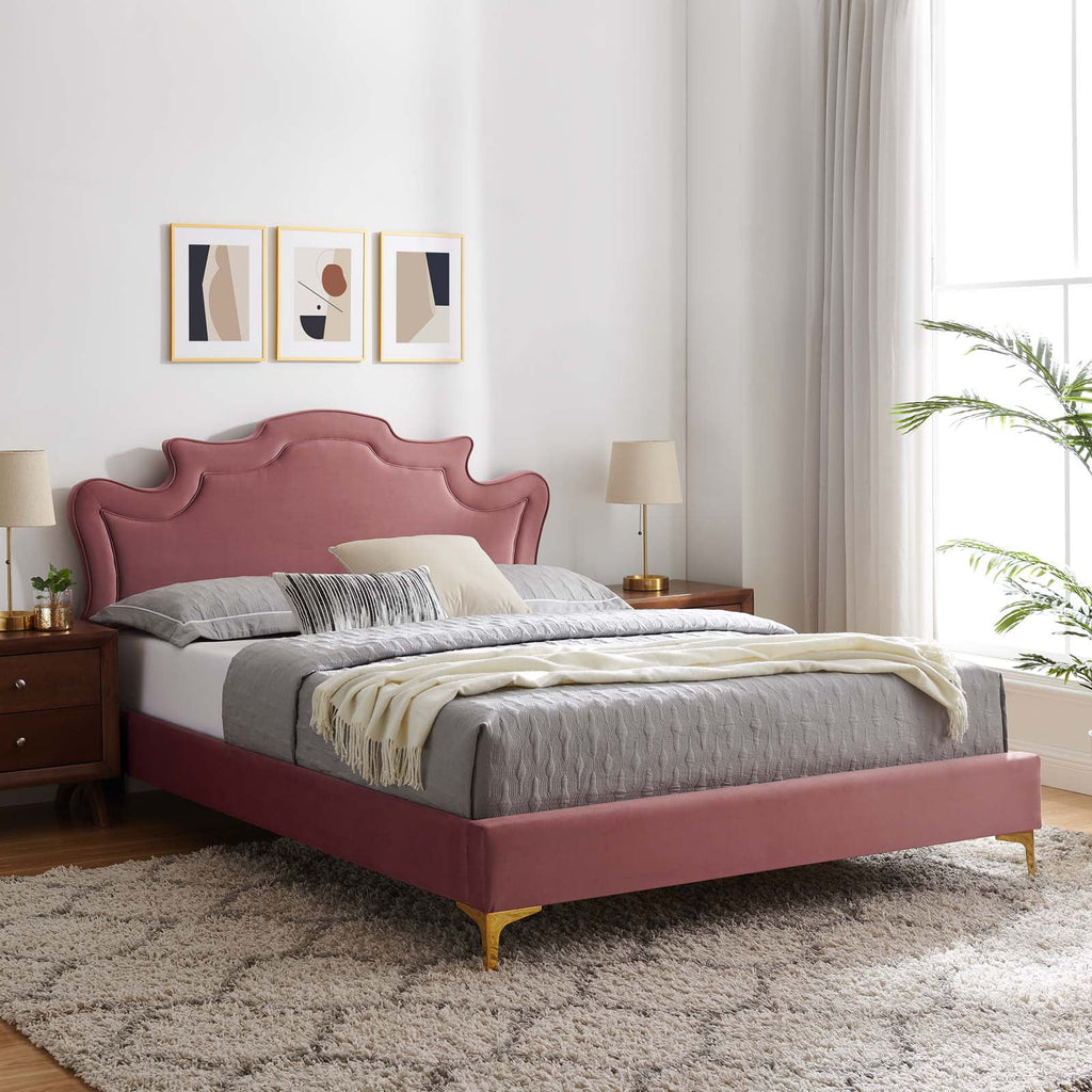 Performance Velvet Twin Bed U32667