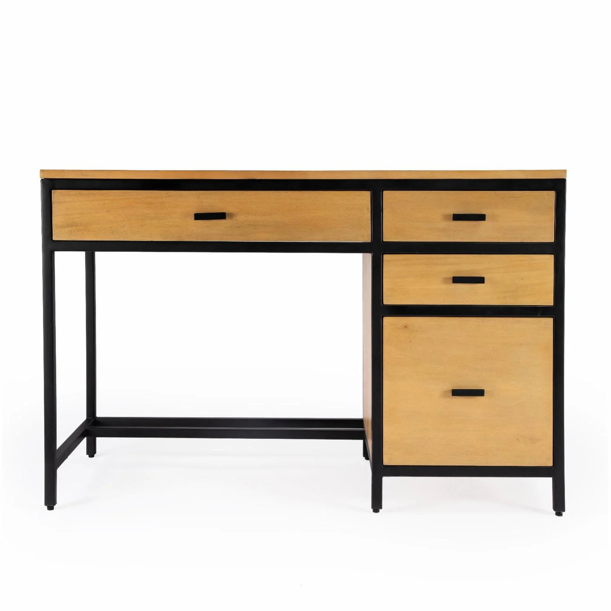 Natural Wood Storage Desk K9902