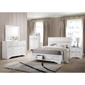 White 5 Piece King Storage Panel Bedroom Set U472534