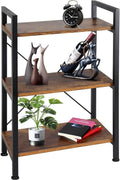 3-Tier Wood and Metal Bookshelf B89022