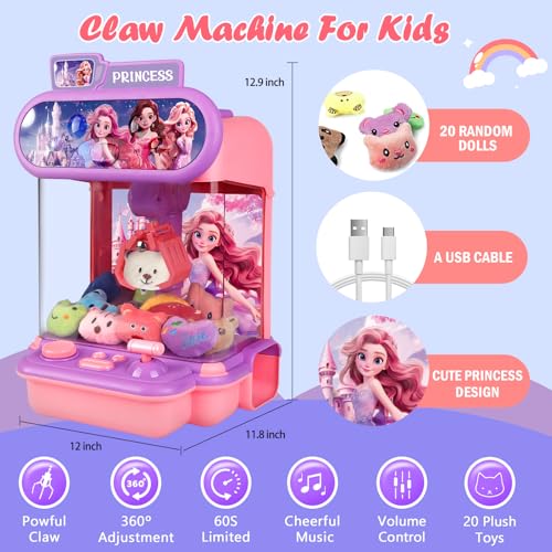 Mini Claw Machine with 20 Plush Toys P1592
