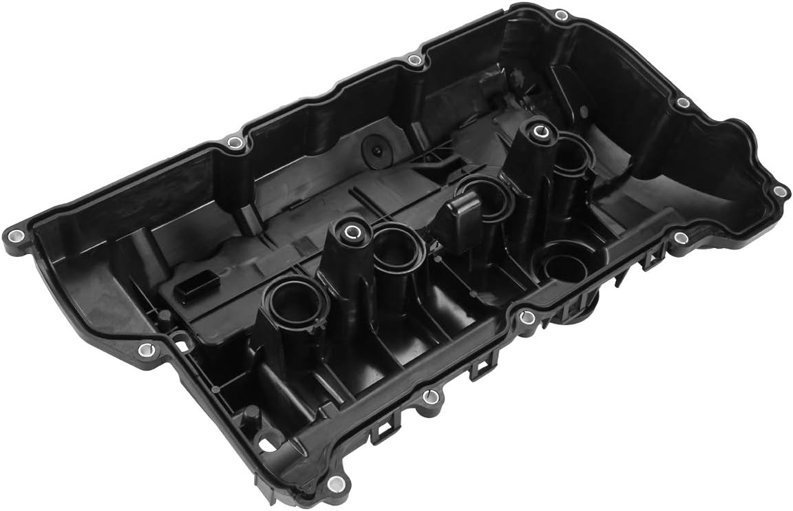 Engine Valve Cover with Gasket & Cap Compatible with Mini Cooper 1.6L DOHC V9857