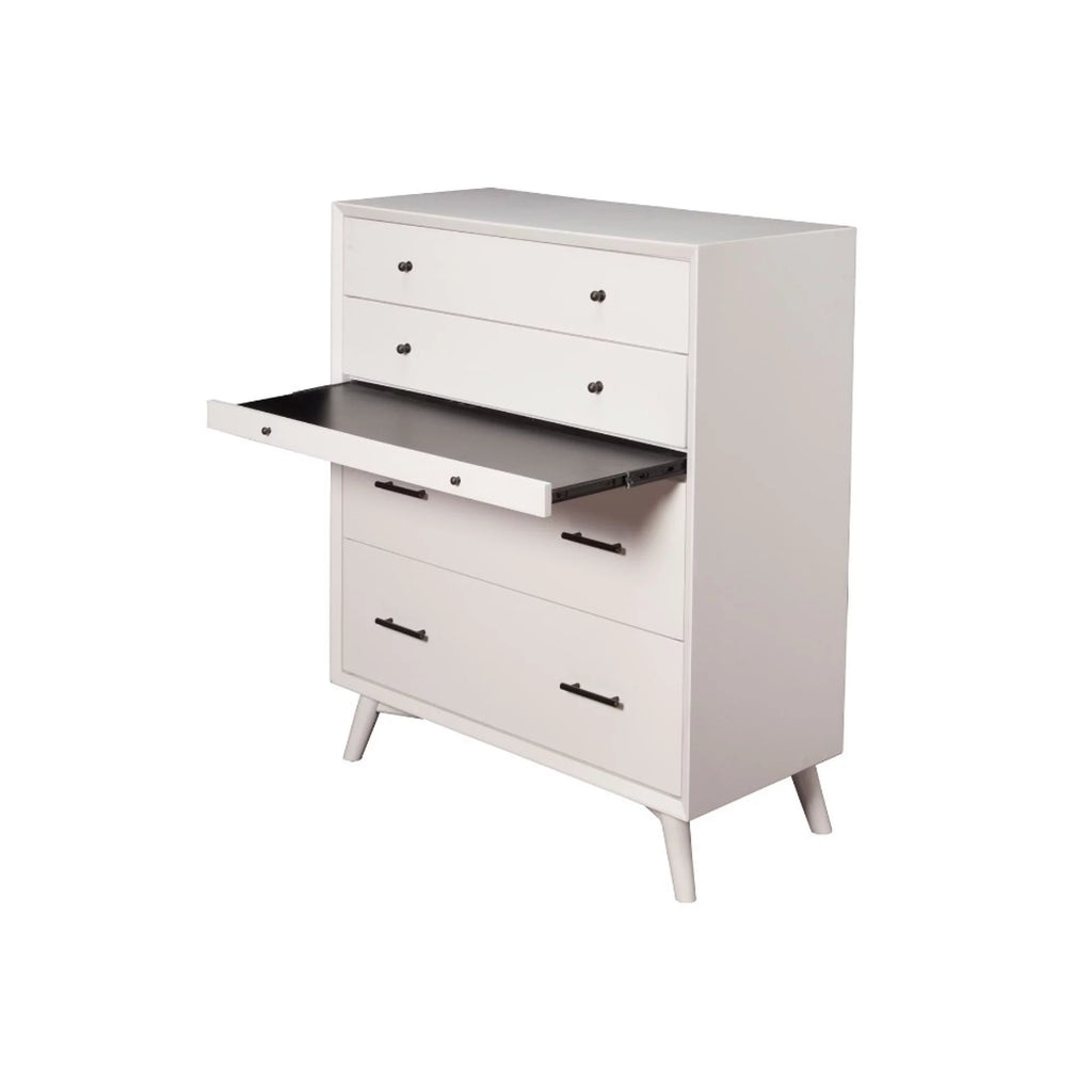 White Mahogany Wood Chest R600315
