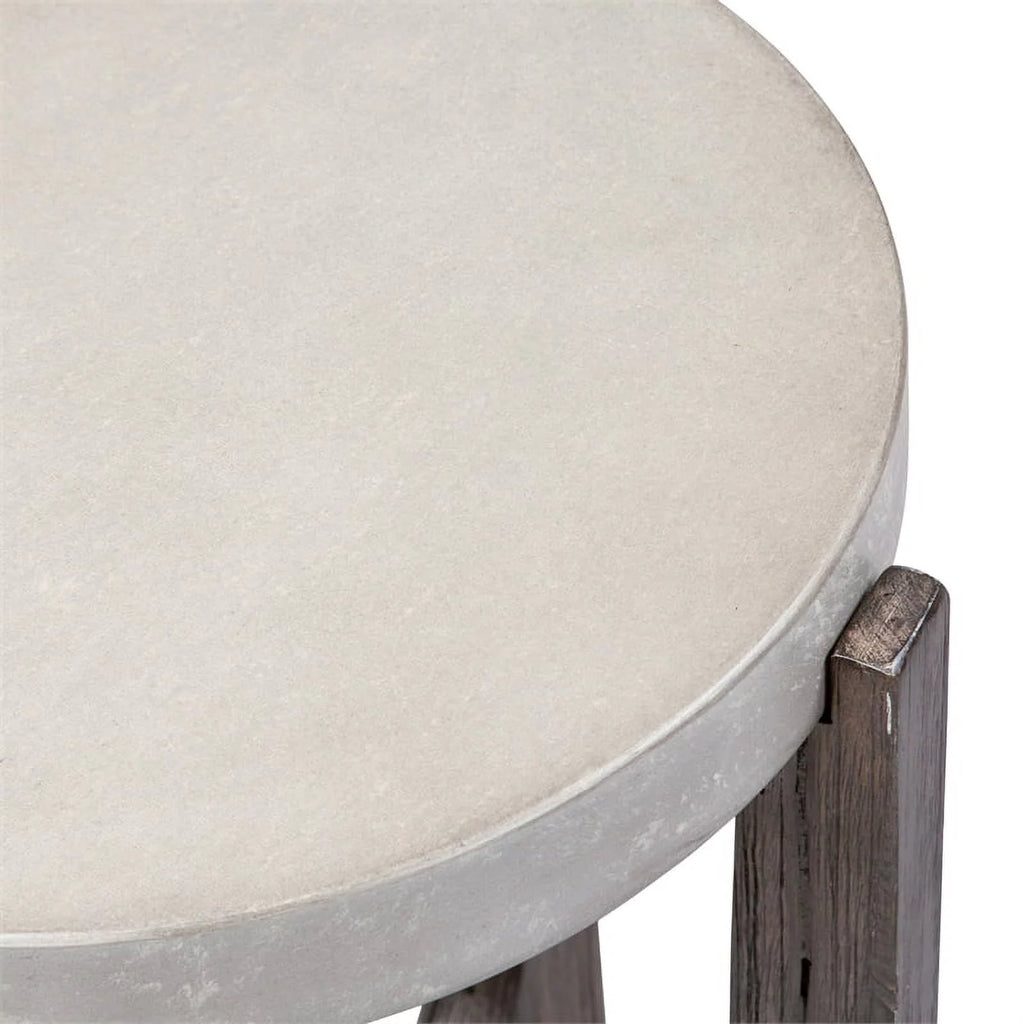 Dark Brown Chair Side Table G5861