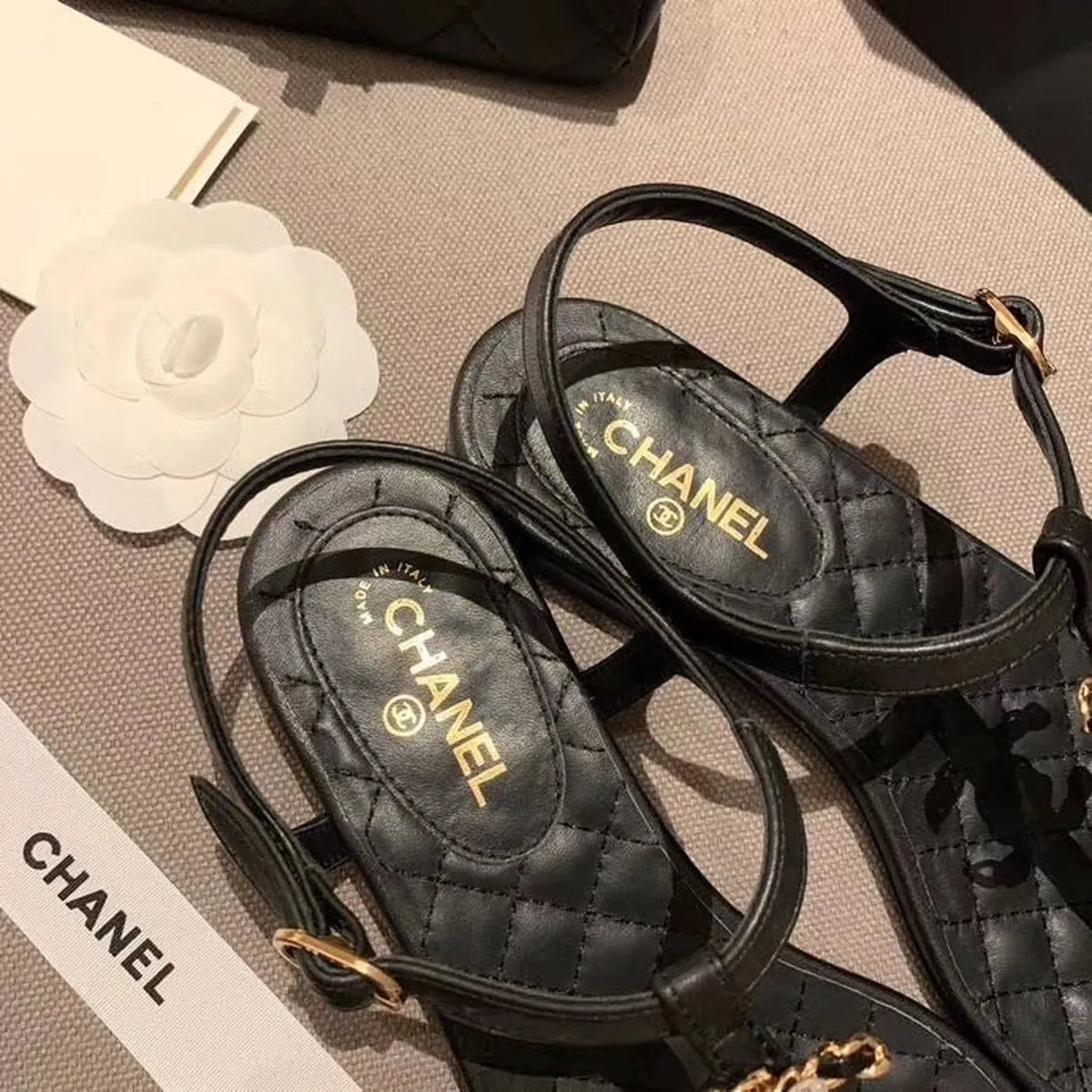 Black Sandals I246