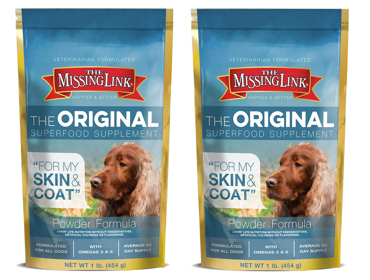 Skin & Coat Dog Supplement, 1-Pound, Pack of 2 Y6086