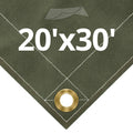 Olive Drab Canvas Tarps 20 x 30 M35560