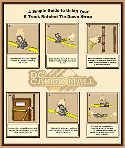 2 x 12 Heavy Duty Yellow Polyester Ratcheting Straps T928