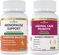60 Billion Vaginal Probiotics with Cranberry + 50 Billion Menopause Relief F4933