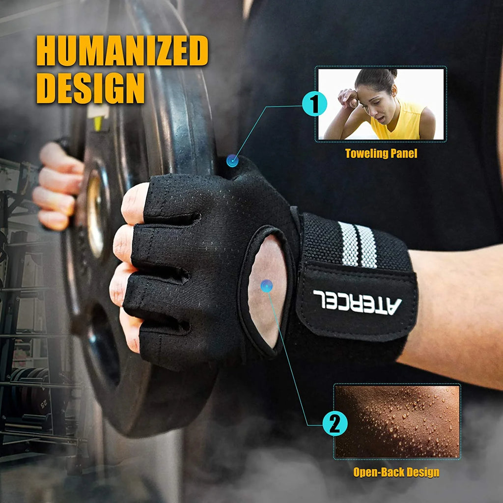 Breathable Workout Gloves with Wrist Support L8871