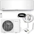 12,000 BTU 19 SEER Ductless Mini-Split Inverter Air Conditioner Heat Pump System with 15-ft Installation Kit and Wall Bracket 230V N68468
