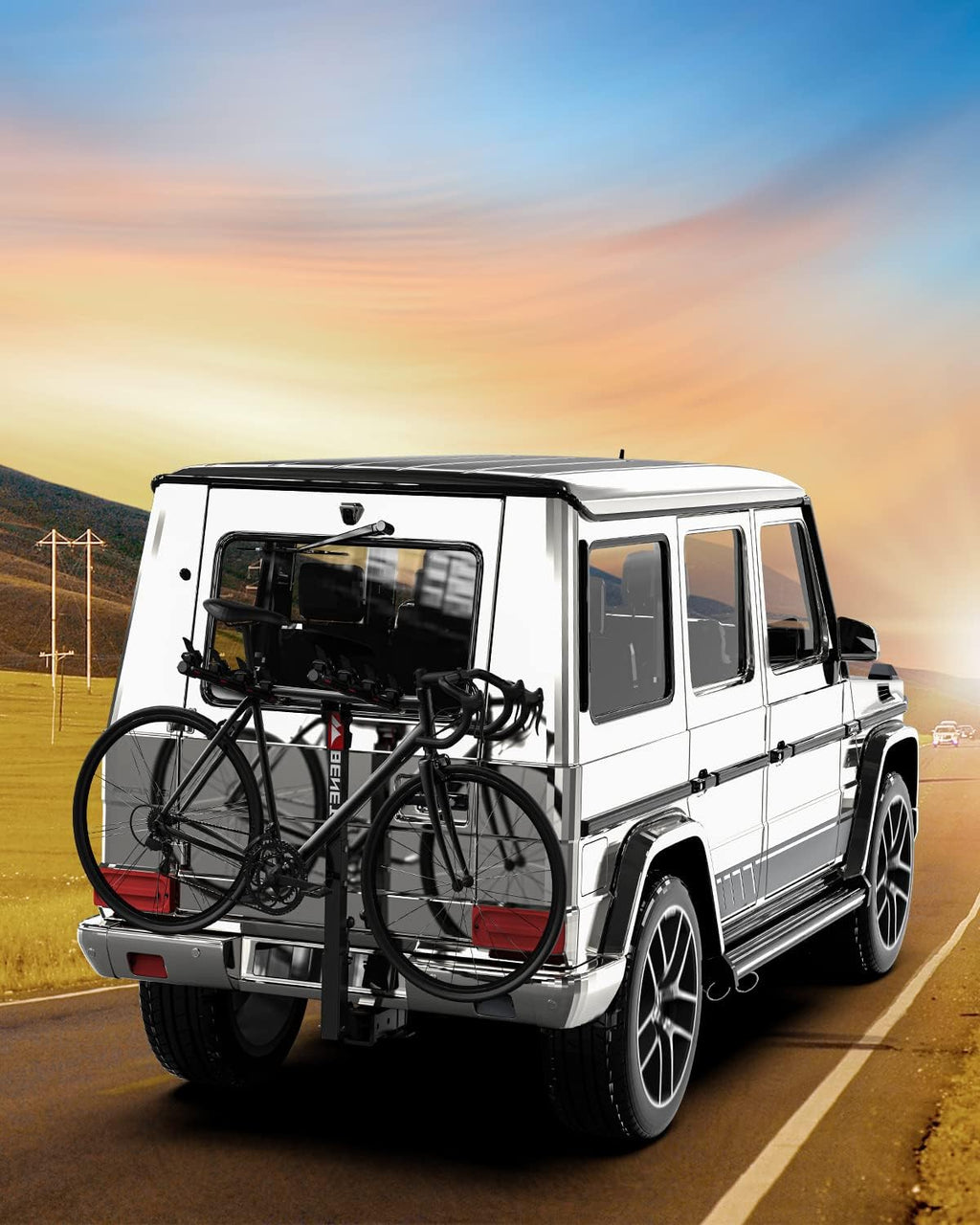 4 Bike Hitch Mount Bike Rack E4021